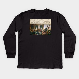 We The People Portrait Kids Long Sleeve T-Shirt